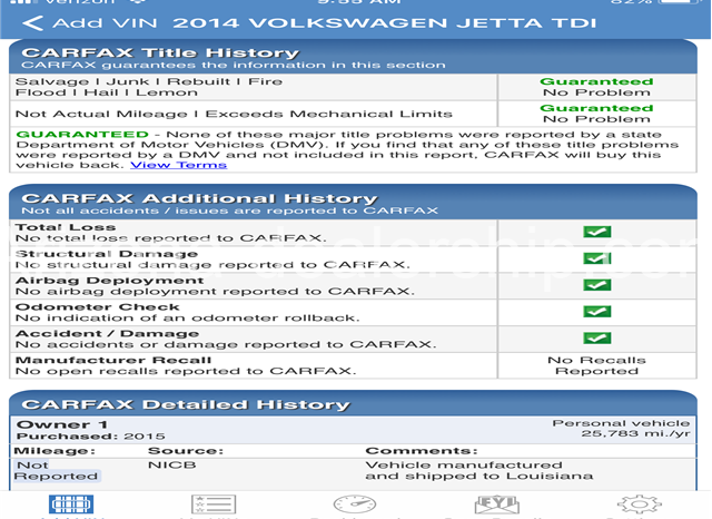 2014 Volkswagen Jetta TDI DIESEL 1OWN full