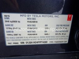 2015 Tesla Model S 85D Sedan 4-Door Auto Pilot full