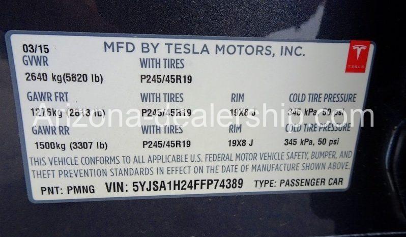 2015 Tesla Model S 85D Sedan 4-Door Auto Pilot full