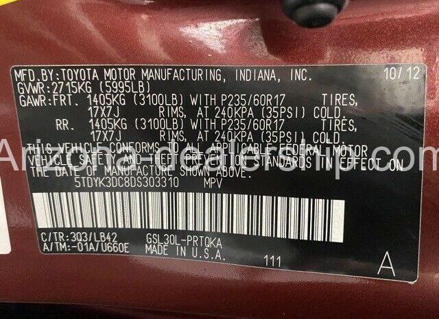 2013 Toyota Sienna XLE full