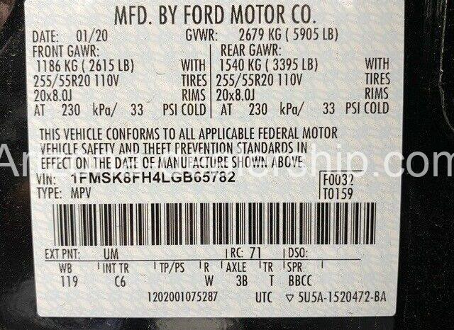 2020 Ford Explorer Limited full